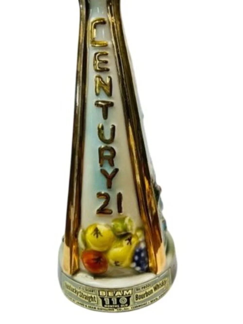Vintage Jim Beam Whiskey Decanter Century 21